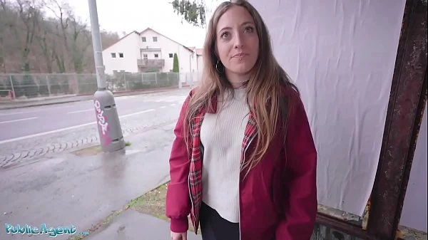 Public Agent Spanish Punk babe Venom Evil fucked in public